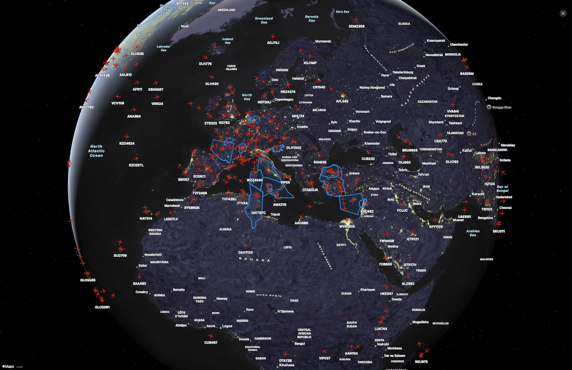 IVAO Active ATC — Pilot tracking
